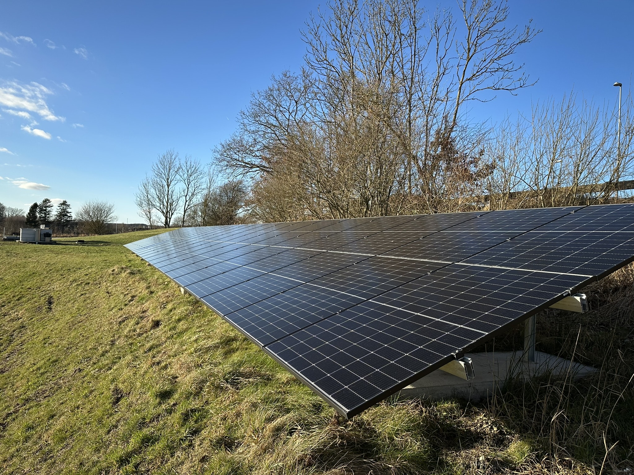 Solcelleanlæg på mark